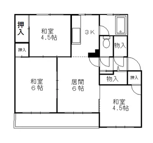 若草501マンション【5階】の間取り