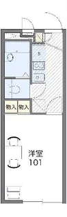 レオパレスみらい【1階】の間取り