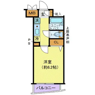 リクレイシア西麻布II番館【9階】の間取り