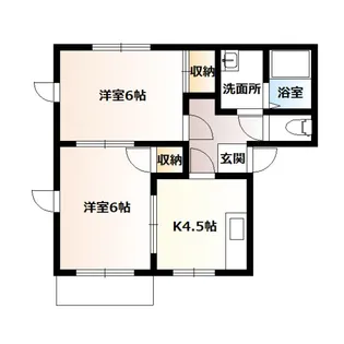 フレグランス中山C【2階】の間取り