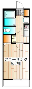 マ・フィーユ六角【2階】の間取り