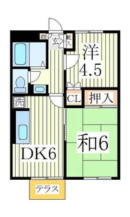メゾネットプラザ南柏 1号棟【2階】の間取り