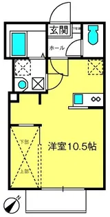 ハーモニーステージ鶴瀬【1階】の間取り