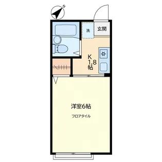 シティーハイムイソムラ【2階】の間取り