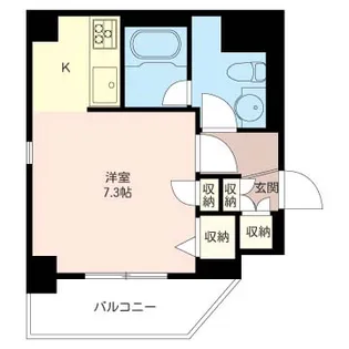 マストライフ日本橋本町【6階】の間取り