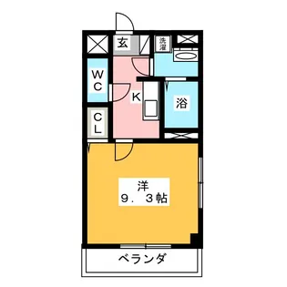 レジデンス M【2階】の間取り