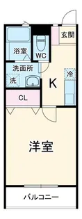 アルシオンB号棟【2階】の間取り