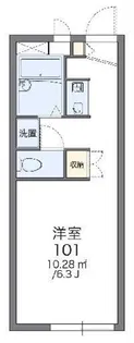 レオパレスジュネス【1階】の間取り