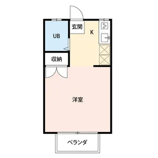 エスコート【2階】の間取り