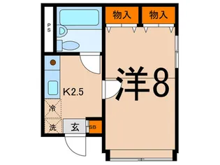 フラットD【1階】の間取り