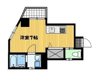 フォレスト大黒【6階】の間取り