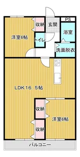リバーサイドマリオ【3階】の間取り