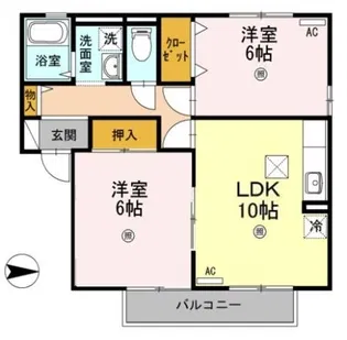 エーデルハイム C棟【1階】の間取り