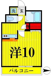 レニエ・ラ・ヴェルトゥ【2階】の間取り