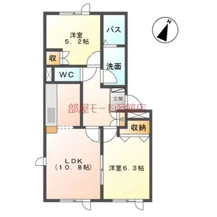 グランドソレイユ【1階】の間取り