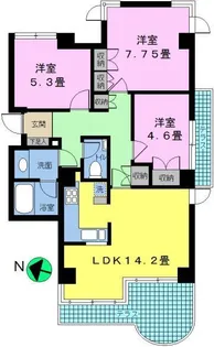 メイフェア玉川学園【2階】の間取り