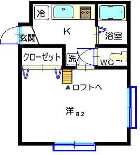 グランデール14番館【2階】の間取り