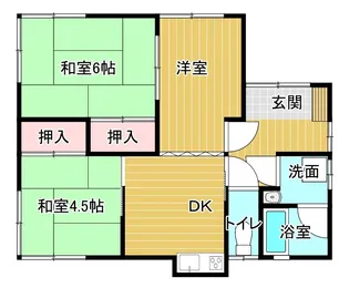 愛媛県四国中央市寒川町【一戸建】の間取り