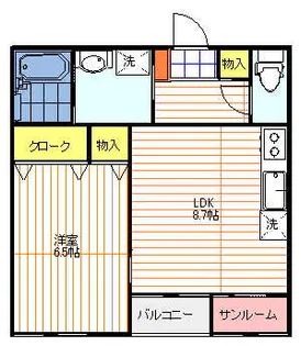 エムロードII【2階】の間取り