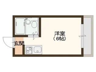 シャトー第二花園【4階】の間取り