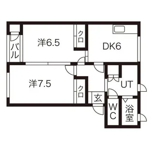 ストリームB棟【1階】の間取り