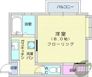 Mグローリー【2階】の間取り