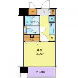 レジオス文京白山【6階】の間取り