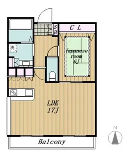 福島県郡山市開成4【マンション】の間取り