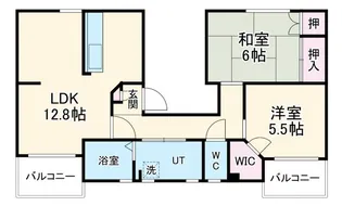 ファティリティ稲沢 2号棟【2階】の間取り