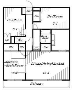シャルム検見川【2階】の間取り