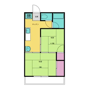 柳ハウス【1階】の間取り