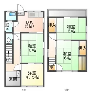 愛媛県宇和島市和霊東町3【一戸建】の間取り