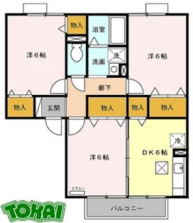 Cartire【2階】の間取り