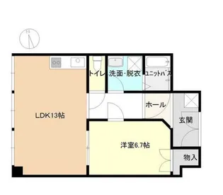 蒼紫ビル【7階】の間取り