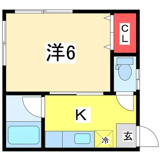 プラグイン関屋大川【1階】の間取り