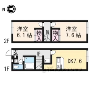 レオパレスYAMADAONE【1階】の間取り