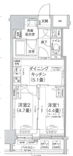 アイルプレミアム池袋ノルド【4階】の間取り
