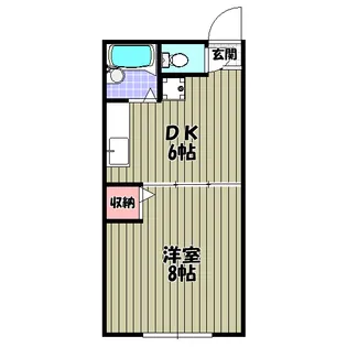 ハイツスタニ【2階】の間取り