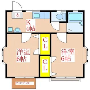 さくらハイツ【1階】の間取り