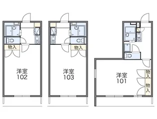 柏原III【1階】の間取り