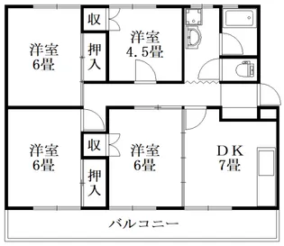 ガーデンプレイス城東【3階】の間取り