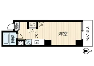 ステイタス小網【4階】の間取り
