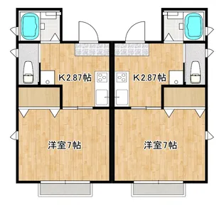 ゆみーる木更津四番館【1階】の間取り