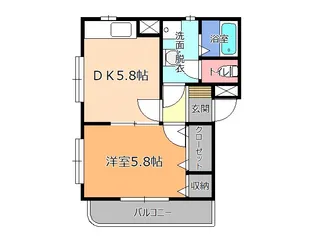 ユーミーマツダII【1階】の間取り