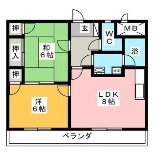 ガーデンTOMO【4階】の間取り