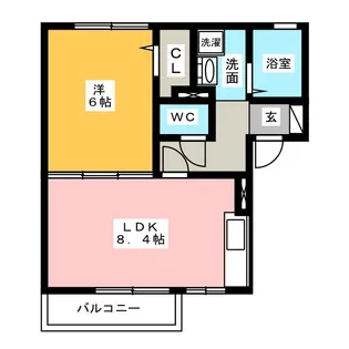 グリーンピア万場V【2階】の間取り