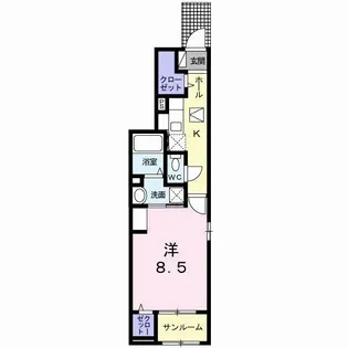 エヴァーガーデン【1階】の間取り