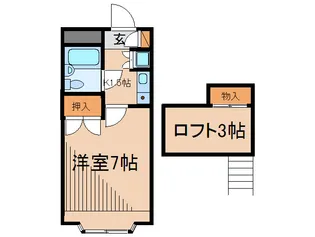 メイプルハウス【2階】の間取り