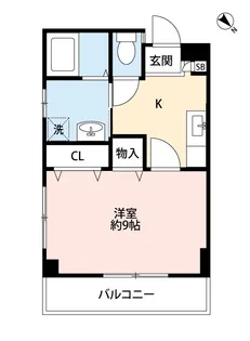 グレイス出水【3階】の間取り