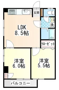 広島県広島市安佐南区西原5【マンション】の間取り